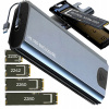 EXTERNÝ BOX PRE DISK ADAPTÉR M.2 SATA III NVMe USB 3.1 PÚZDRO USB C CASE EXTERNÝ BOX PRE DISK ADAPTÉR M.2 SATA III NVMe USB 3.1 PÚZDRO USB C CASE
