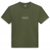 pánske tričko VANS CLASSIC EASY BOX TEE Olivine/White XXL pánske tričko VANS CLASSIC EASY BOX TEE Olivine/White XXL
