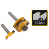 Sada stopkových fréz na drevo 2-dielna pre drážkové spoje, drážka 6,35mm, XL-TOOLS Sada stopkových fréz na drevo 2-dielna pre drážkové spoje, drážka 6,35mm, XL-TOOLS