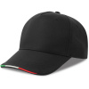 Atlantis Headwear Kšiltovka Recy Five Italia, 5 panelová COT33028100299-black Černá UNI Atlantis Headwear Kšiltovka Recy Five Italia, 5 panelová COT33028100299-black Černá UNI