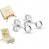 STRIEBORNÉ NÁUŠNICE GULIČKY MALÉ 3 MM HELIX 925 STRIEBORNÉ NÁUŠNICE GULIČKY MALÉ 3 MM HELIX 925