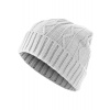 Čiapka s káblovým vzorom a klapkou - Biela šedá One Size MSTRDS 4250284124374 Čiapka s káblovým vzorom a klapkou - Biela šedá One Size MSTRDS 4250284124374