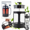 LÚHOVAČ SKLENENÝ DŽBÁN na ČAJ, KÁVU, BYLINKY French Press 600ml LÚHOVAČ SKLENENÝ DŽBÁN na ČAJ, KÁVU, BYLINKY French Press 600ml
