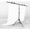 Puluz studio set Atelier T set na pozadí 200cm paprsek + 200cm stativ + 4 klipy Puluz studio set Atelier T set na pozadí 200cm paprsek + 200cm stativ + 4 klipy