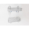 MAKRO - Polička s prísavkami 2 poschodová, pochrómovaná MAKRO - Polička s prísavkami 2 poschodová, pochrómovaná