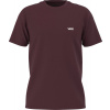 VANS MN LEFT CHEST LOGO TEE, BURGUNDY - M VANS MN LEFT CHEST LOGO TEE, BURGUNDY - M