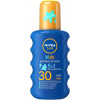 NIVEA SUN Kids Protect & Care detský farebný opaľovací sprej s SPF30 200 ml NIVEA SUN Kids Protect & Care detský farebný opaľovací sprej s SPF30 200 ml