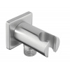 Sapho MINIMAL držiak sprchy guľatý, pevný, s výpusťou, nerez mat MI035 Sapho MINIMAL držiak sprchy guľatý, pevný, s výpusťou, nerez mat MI035
