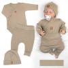 Rastúca 3dielna sada pre bábätko Nature - taupe, vel. 56/62 Baby Nellys Rastúca 3dielna sada pre bábätko Nature - taupe, vel. 56/62 Baby Nellys