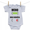 Boodyy Body s krátkym rukávom Batéria nabitá/vybitá rodičia s menom 92 (18-24 mesiacov) Boodyy Body s krátkym rukávom Batéria nabitá/vybitá rodičia s menom 92 (18-24 mesiacov)