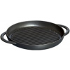 Staub litinová grilovací pánev kulatá grafitově šedá 30 cm Staub litinová grilovací pánev kulatá grafitově šedá 30 cm
