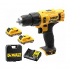 DeWALT - 10,8 V AKU vŕtačka s príklepom, 2x aku 2,0 Ah Li-Ion, nabíjačka DCD716D2 DeWALT - 10,8 V AKU vŕtačka s príklepom, 2x aku 2,0 Ah Li-Ion, nabíjačka DCD716D2