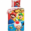 Obojstranné bavlnené obliečky Halantex SUPER MARIO, 140/200+70/90, SMM003BL Obojstranné bavlnené obliečky Halantex SUPER MARIO, 140/200+70/90, SMM003BL