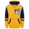 Outerstuff Dětská mikina Nashville Predators NHL Faceoff Colorblocked Fleece Full-Zip Veľkosť: Dětské XL (13 - 15 let) Outerstuff Dětská mikina Nashville Predators NHL Faceoff Colorblocked Fleece Full-Zip Veľkosť: Dětské XL (13 - 15 let)
