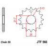 JT Reťazové koliečko JT JTF 566-15RB 15T, 530 pogumované JT Reťazové koliečko JT JTF 566-15RB 15T, 530 pogumované
