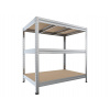 Kovový regál do technickej miestnosti Biedrax 50 x 120 x 90 cm, pozinkovaný - 3 police MDF Kovový regál do technickej miestnosti Biedrax 50 x 120 x 90 cm, pozinkovaný - 3 police MDF