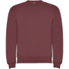 Clasica unisex sveter s výstrihom crewneck, červená Berry, L Clasica unisex sveter s výstrihom crewneck, červená Berry, L