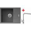 Sinks Perfecto 650 Titanium + Elka Sinks Perfecto 650 Titanium + Elka
