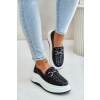 Women's leather moccasins on platform with Vinceza decoration black Other 39 VINCEZA 5905677310511 Women's leather moccasins on platform with Vinceza decoration black Other 39 VINCEZA 5905677310511