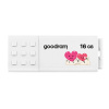 Flash disk GOODRAM UME3 16GB USB 3.2 Gen 1 White Valentine Flash disk GOODRAM UME3 16GB USB 3.2 Gen 1 White Valentine