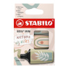 Zvýrazňovač - STABILO BOSS MINI Naturevibes - zemitá zelená, bahenná zelená, béžová Zvýrazňovač - STABILO BOSS MINI Naturevibes - zemitá zelená, bahenná zelená, béžová
