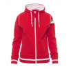 PAYPER KANSAS 001272-0011 / Dámska celozapínacia mikina s kapucňou - červená L PAYPER KANSAS 001272-0011 / Dámska celozapínacia mikina s kapucňou - červená L