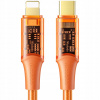 Kábel McDodo USB typ C - Apple Lightning 1,8 m oranžový Kábel McDodo USB typ C - Apple Lightning 1,8 m oranžový