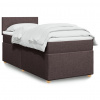 Box spring postel s matrací tmavě hnědá 90x190 cm textil 3288831 Box spring postel s matrací tmavě hnědá 90x190 cm textil 3288831