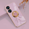 Ring Holder kryt na Huawei P50 Pro - Svetlofialová Ring Holder kryt na Huawei P50 Pro - Svetlofialová