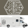 Šablóna na maľovanie na auto CAMPING STAN OHNISKO STROMY HORY 94x65cm Šablóna na maľovanie na auto CAMPING STAN OHNISKO STROMY HORY 94x65cm