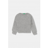 Detský sveter s prímesou vlny United Colors of Benetton 126WC108Q.G.seasonal sivá 140 Detský sveter s prímesou vlny United Colors of Benetton 126WC108Q.G.seasonal sivá 140