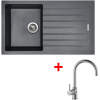 Sinks Perfecto 860 Titanium + Vitalia Sinks Perfecto 860 Titanium + Vitalia