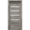 PORTA Doors SET Rámové dvere VERTE HOME H.4 so sklom, fólia Dub sibírsky + zárubeň PD-VER-H4_DUBSIB PORTA Doors SET Rámové dvere VERTE HOME H.4 so sklom, fólia Dub sibírsky + zárubeň PD-VER-H4_DUBSIB