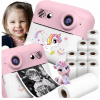MINI TLAČIAREŇ FOTOAPARÁT PRE DETI + 11 ROLIEK PAPIERA MINI TLAČIAREŇ FOTOAPARÁT PRE DETI + 11 ROLIEK PAPIERA