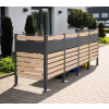 Westmann Box 4 kovový box na odpadkové koše 4x 240l, imitácia dreva Westmann Box 4 kovový box na odpadkové koše 4x 240l, imitácia dreva