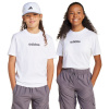 Biele detské tričko adidas Essentials JC9747 164 cm Biele detské tričko adidas Essentials JC9747 164 cm