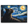 Vymalujsisam.sk Maľovanie podľa čísiel - Vincent Van Gogh – Hviezdna noc a panter Veľkosť: 40x60cm, Rám: Na kartónovej doske Vymalujsisam.sk Maľovanie podľa čísiel - Vincent Van Gogh – Hviezdna noc a panter Veľkosť: 40x60cm, Rám: Na kartónovej doske