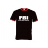 Pánske tričko s kontrastnými lemami FBI Pánske tričko s kontrastnými lemami FBI