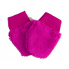 Detské rukavičky fleece s úpletom fuchsia Detské rukavičky fleece s úpletom fuchsia