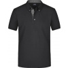 DAIBER JN 964 / Pánska polokošeľa button-down - black/black/white XXL DAIBER JN 964 / Pánska polokošeľa button-down - black/black/white XXL