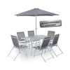 Stolová zostava so slnečníkom -VeGAS- TEREZA SET6 KOMPLET- V-GARDEN Stolová zostava so slnečníkom -VeGAS- TEREZA SET6 KOMPLET- V-GARDEN
