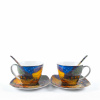 KAVIAREŇ TERASA súprava cappuccino šálok pre dvoch KAVIAREŇ TERASA súprava cappuccino šálok pre dvoch