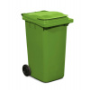 Popolnica s kolieskami, plastová, objem 240 l, zelená Popolnica s kolieskami, plastová, objem 240 l, zelená