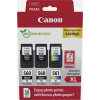 kazeta CANON PG-560 XL black (2x) + CL-561 XL color (1x) TS5350/TS5351/TS5352/TS5353 + GP501 10x15 kazeta CANON PG-560 XL black (2x) + CL-561 XL color (1x) TS5350/TS5351/TS5352/TS5353 + GP501 10x15