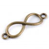 Kovový prívesok NEKONEČNO 12 x 38 mm Staromosadz Kovový prívesok NEKONEČNO 12 x 38 mm Staromosadz