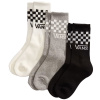 Vans Classic Check Crew 3 Pack Checkerboard Black/White 27-30.5 Vans Classic Check Crew 3 Pack Checkerboard Black/White 27-30.5