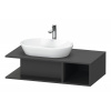 DURAVIT D-Neo závesná skrinka pod umývadlo na dosku, 1 otvorená priehrada vpravo, 1000 x 550 x 260 mm, grafit matný, DE492904949 DURAVIT D-Neo závesná skrinka pod umývadlo na dosku, 1 otvorená priehrada vpravo, 1000 x 550 x 260 mm, grafit matný, DE492904949