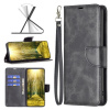 Peňaženkové kožené puzdro Lambskin na Xiaomi Redmi Note 13 Pro - Čierna Peňaženkové kožené puzdro Lambskin na Xiaomi Redmi Note 13 Pro - Čierna