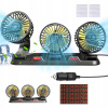 AUTOMOBILOVÝ VENTILÁTOR 360° S 3 OTOČNÝMI HLAVICAMI, TICHÁ REGULÁCIA, 12 V AUTOMOBILOVÝ VENTILÁTOR 360° S 3 OTOČNÝMI HLAVICAMI, TICHÁ REGULÁCIA, 12 V