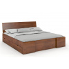 Visby Dřevěná postel se šuplíky Hessler High Drawers, buk (Rozměr: 200x200 cm, Barva: Ořech) Visby Dřevěná postel se šuplíky Hessler High Drawers, buk (Rozměr: 200x200 cm, Barva: Ořech)